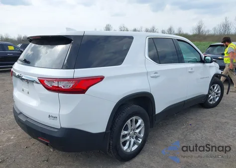 2020 Chevrolet Traverse Awd Ls из США, поврежденный, VIN 1GNEVFKW7LJ121240
